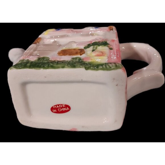 Tea Pot Mini Gardening Theme Ceramic Watering Can Cottage Core Plants - Picture 9 of 9